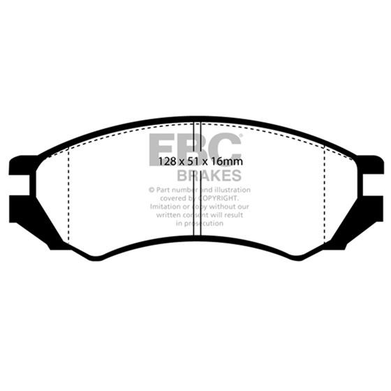 EBC Greenstuff 2000 Series Sport Brake Pads (DP-3