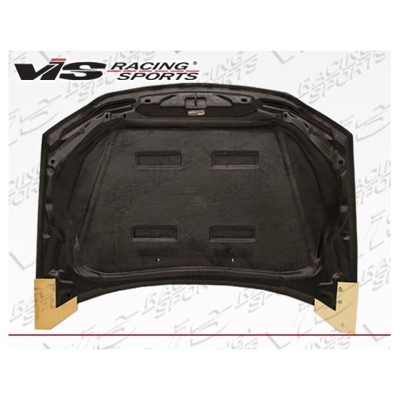 VIS Racing Monster Style Black Carbon Fiber Hood-3