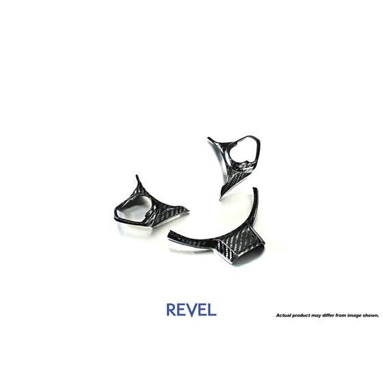 Revel GT Dry Carbon Steering Wheel Cover Inserts 2