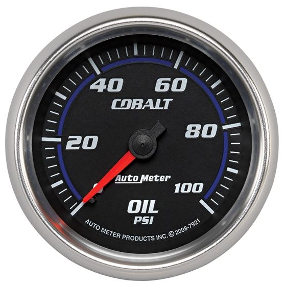 AutoMeter Cobalt 66mm 0-100 PSI Oil Pressure Gauge