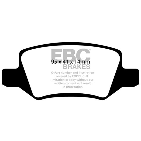 EBC Greenstuff 2000 Series Sport Brake Pads (DP-3