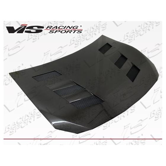 VIS Racing AMS Style Black Carbon Fiber Hood