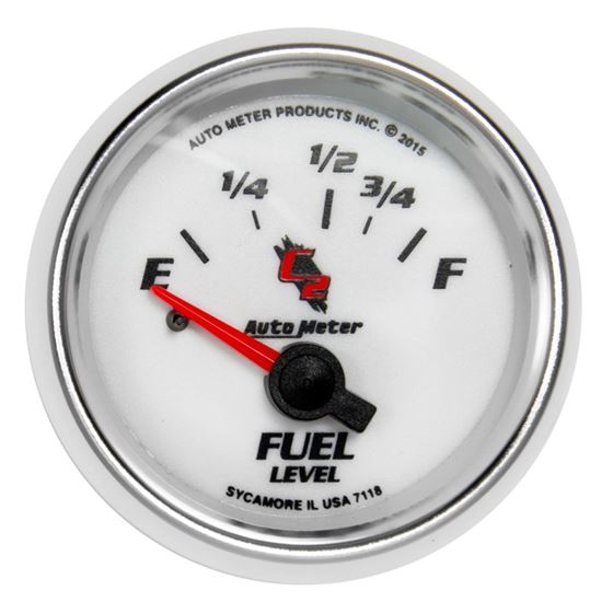 AutoMeter C2 Gauge Fuel Level 2 1/16in 16e To 158f