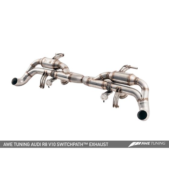 AWE SwitchPath Exhaust for Audi R8 V10 Coupe (2-3