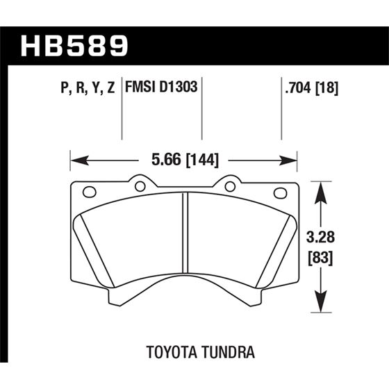 Hawk Performance Super Duty Brake Pads (HB589P.704