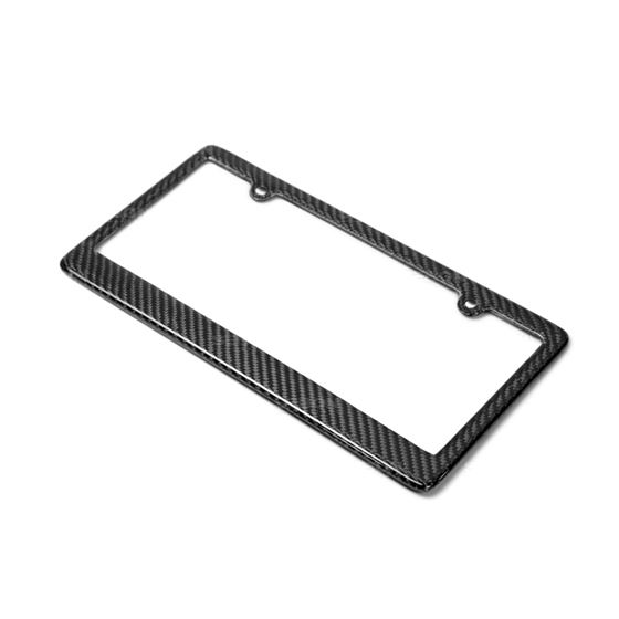 Carbon fiber license plate frame (2 holes)
