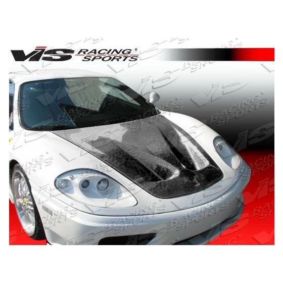 VIS Racing GT Style Black Carbon Fiber Hood-3