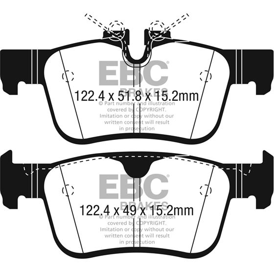 EBC Greenstuff 2000 Series Sport Brake Pads (DP-3