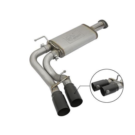 aFe Rebel Series 3 IN Cat-Back Exhaust System w/ D