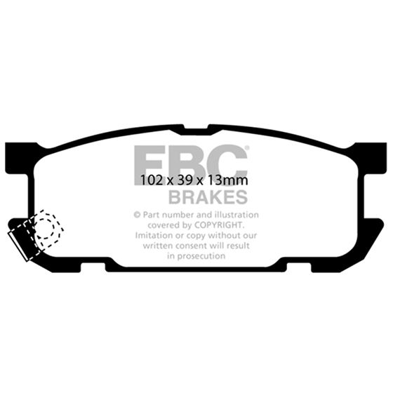 EBC Greenstuff 2000 Series Sport Brake Pads (DP-3