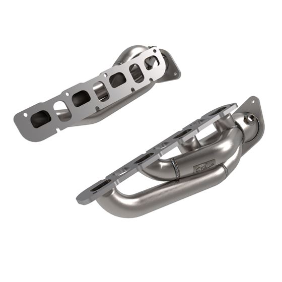 aFe Power Twisted Steel Shorty Header for 2021-202
