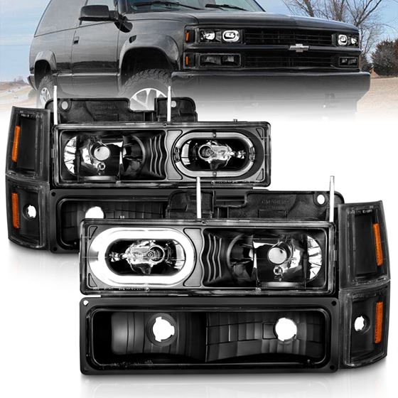 Anzo Crystal Headlight Set for 1992-1994 Chevrolet