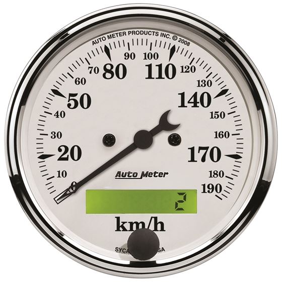 AutoMeter 3 1/8in 0-190km/h Old Tyme Elec. Program
