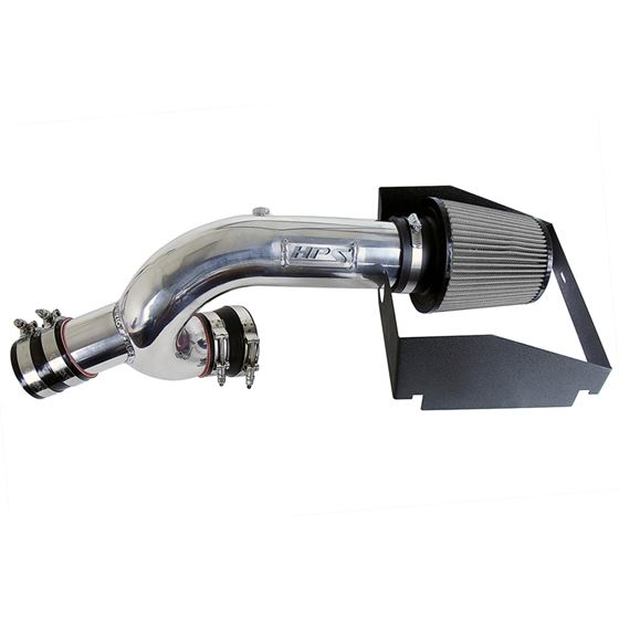 HPS Polish Cold Air Intake Kit Heat Shield Cool Ra