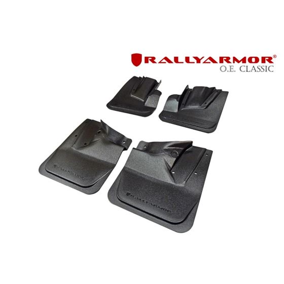 Rally Armor Black Mud Flap/Black Logo for 2008-201