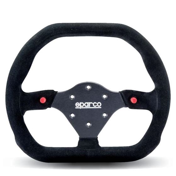Sparco P310 Racing Steering Wheel, Black Suede (01