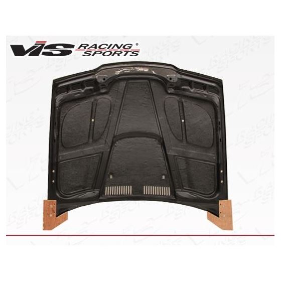 VIS Racing GTR Style Black Carbon Fiber Hood-3