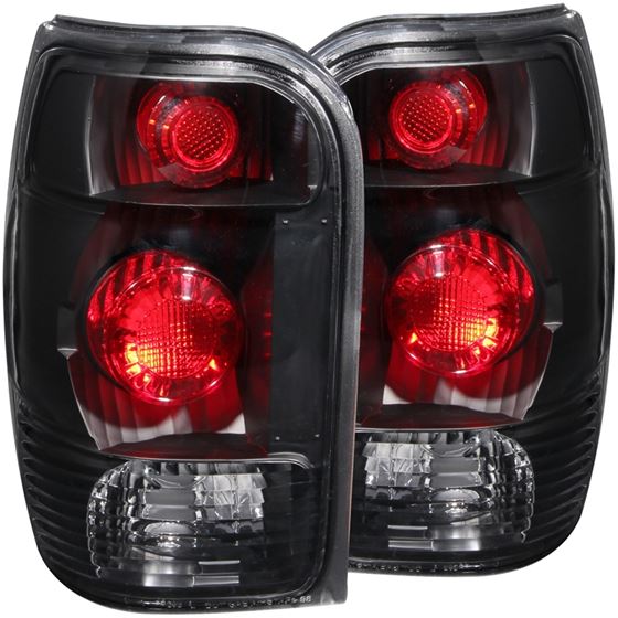 ANZO 1998-2001 Ford Explorer Taillights Black (211