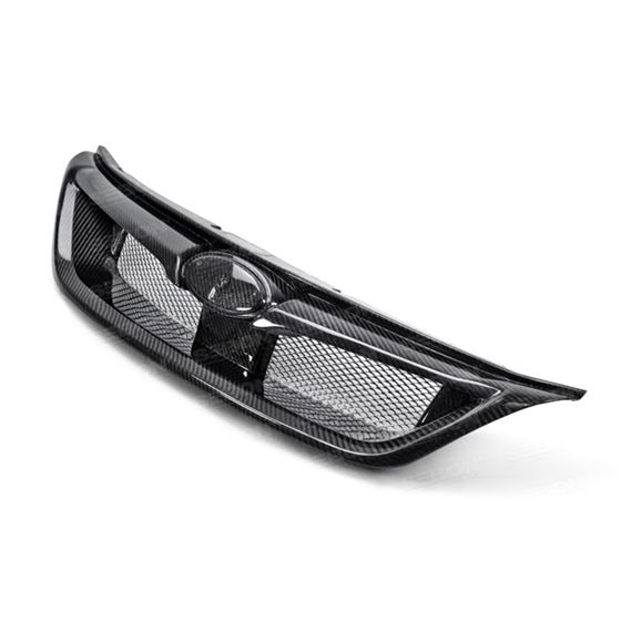 STI-style carbon fiber front grille for 2011-2014 Subaru WRX STi