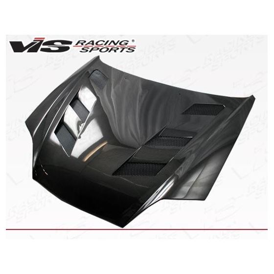 VIS Racing AMS Style Black Carbon Fiber Hood