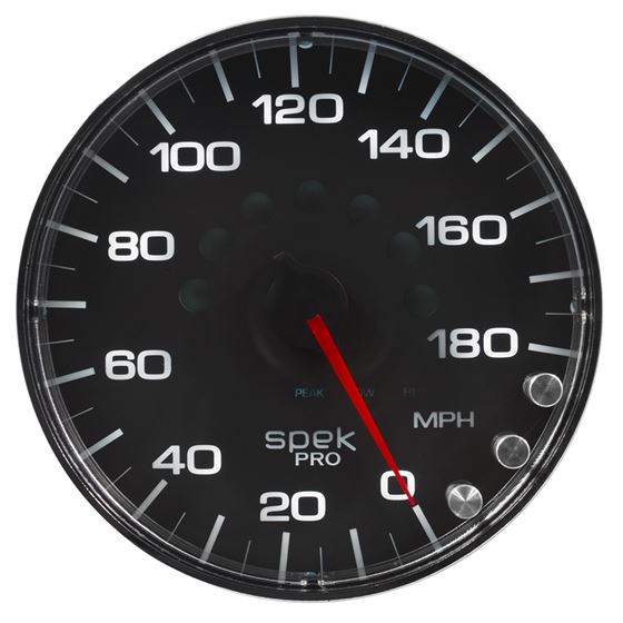 AutoMeter Spek-Pro Gauge Speedometer 5in 180 Mph E