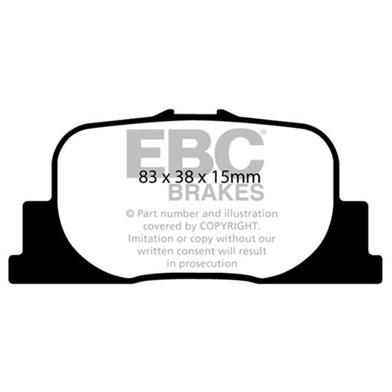 EBC Greenstuff 2000 Series Sport Brake Pads (DP-3