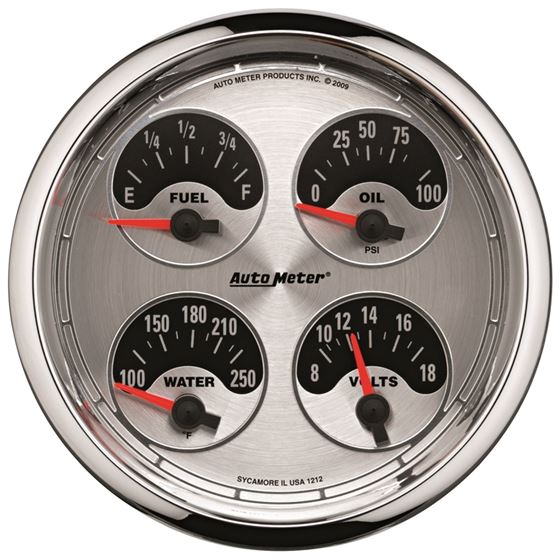 AutoMeter American Muscle 5in Quad LED Gauge(1212)