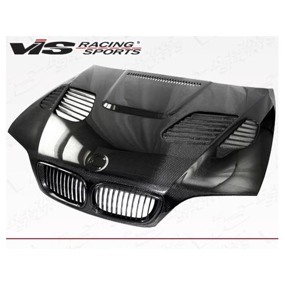 VIS Racing GTR Style Black Carbon Fiber Hood-3