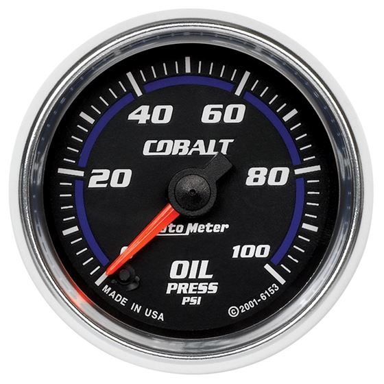 AutoMeter Cobalt 52mm 100 PSI Electric Oil Pressur