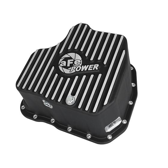 aFe Pro Series Engine Oil Pan Black w/ Machined Fi