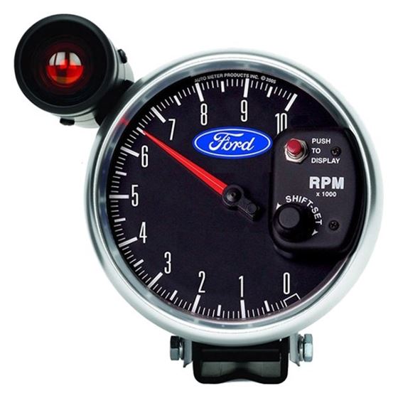 AutoMeter Ford 5in. 10K RPM Pedestal w/ Ext. Shift