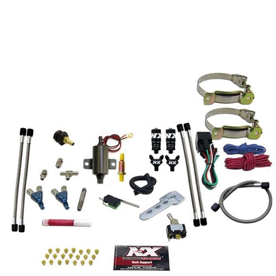 Nitrous Express 2 Cyl Piranha Nitrous Kit w/o Bott