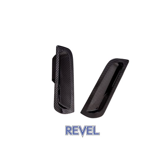 Revel GT Dry Carbon Front Bumper Duct Covers for 2