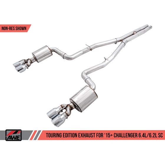 AWE Touring Edition Exhaust for 15+ Challenger 6.4