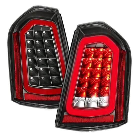 Anzo Tail Light Assembly; LED; w/ Black Sequential