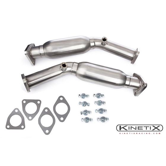 Kinetix Racing Test Pipe With In - Line Resonator