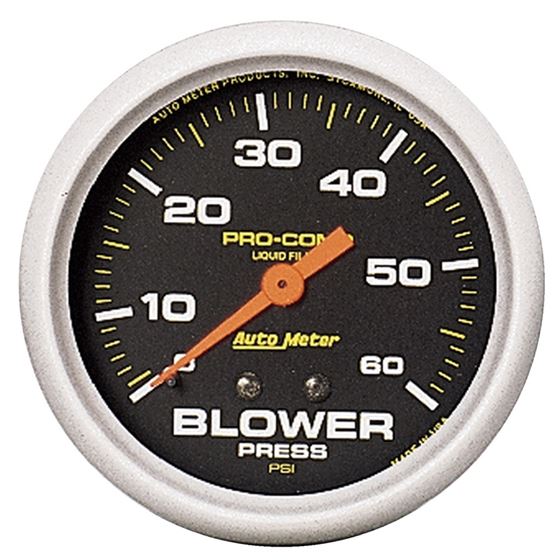 AutoMeter Blower Pressure w/ Memory 60PSI Liquid F