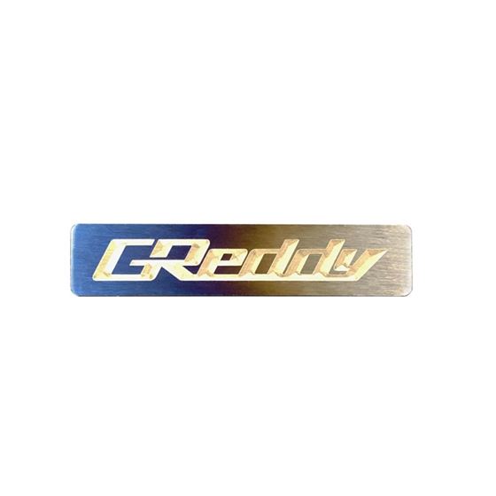 Greddy Titanium Emblem - (70 x15mm) (18000203)