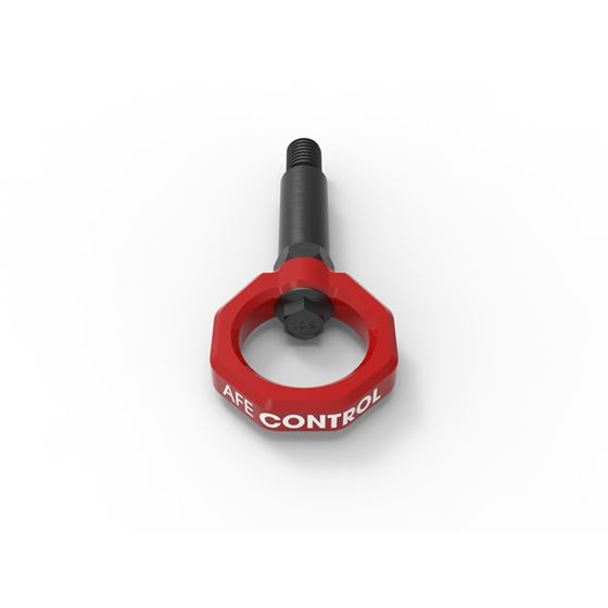 aFe CONTROL Front Tow Hook Red(450-502001-R)-3
