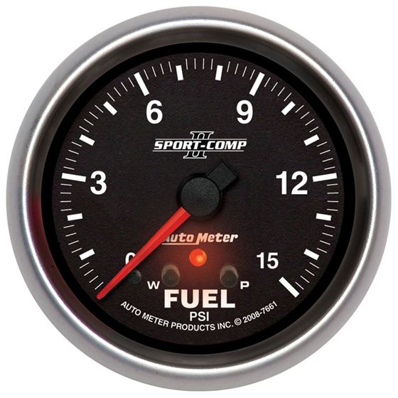 AutoMeter Sport-Comp II Fuel Pressure Gauge 2 5/8i