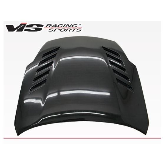 VIS Racing Astek Style Black Carbon Fiber Hood