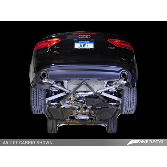 AWE Touring Edition Exhaust for B8 A5 2.0T - Du-3