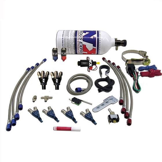 Nitrous Express 4 Cyl Piranha Nitrous Kit (For EFI