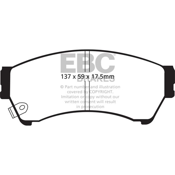 EBC Greenstuff 2000 Series Sport Brake Pads (DP-3