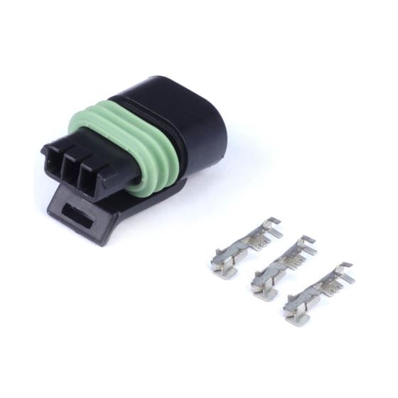 Haltech Plug and Pins Only - Delphi 3 Pin Single R