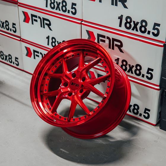 F1R F105 18x8.5 - Candy Red Wheel-3