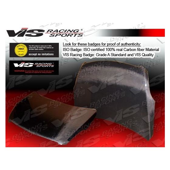 VIS Racing OEM Style Black Carbon Fiber Hood