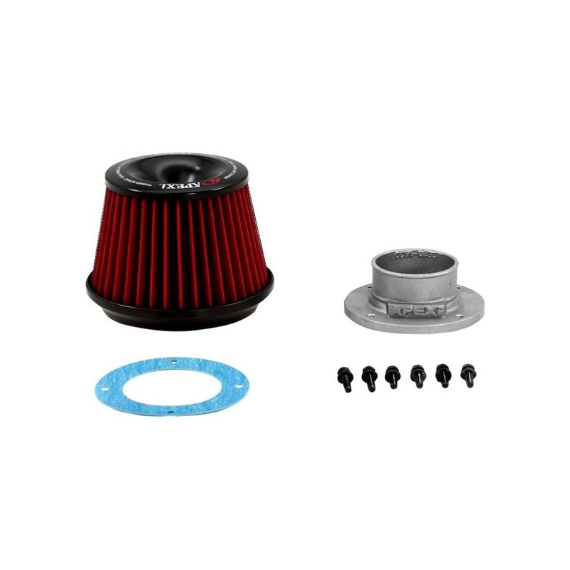 CALL US (855) 998-8726 APEXi® 500-A027 - Power Round Straight Red Air ...